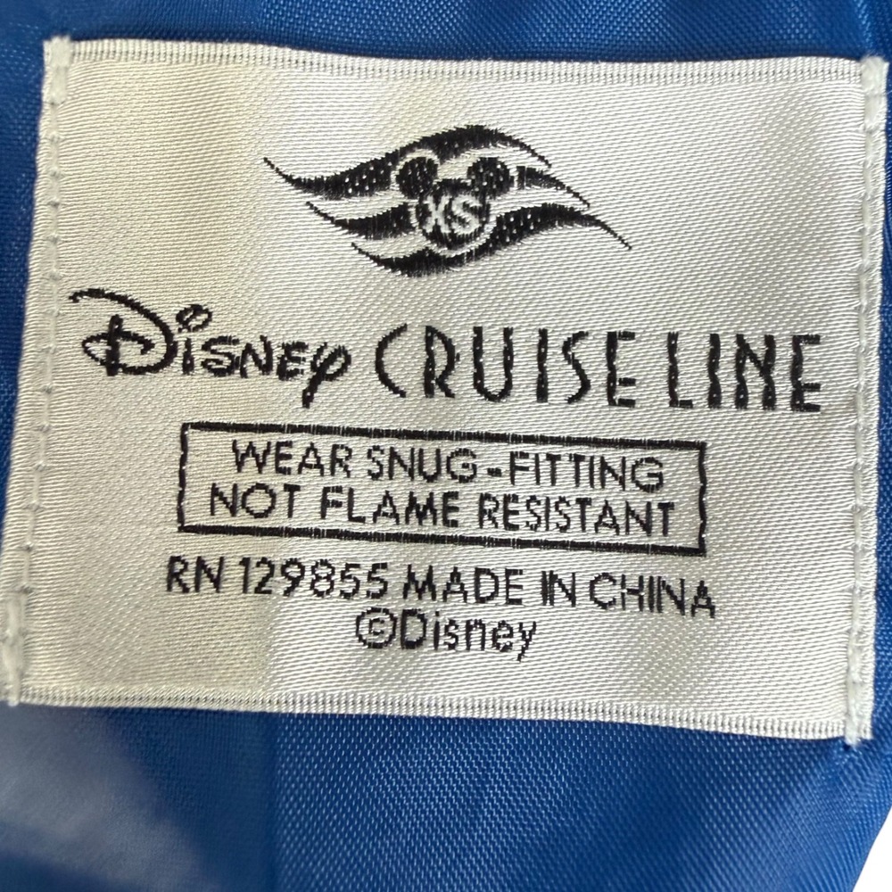 Disney Cruise Line Captain Costume Blazer Jacket Blue Gold Anchor Kids XS - Picture 6 of 8